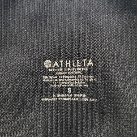 Athleta Size S Seamless High Rise Intarsia Knit Leggings Athleisure Barre Gym - Picture 6 of 7